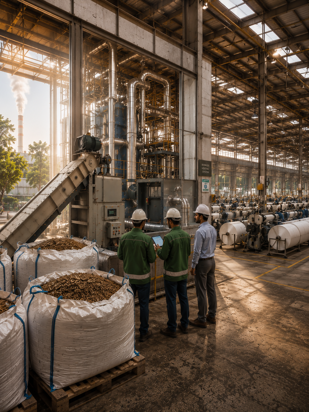Textile Mill Coal-to-Pellet Transition
